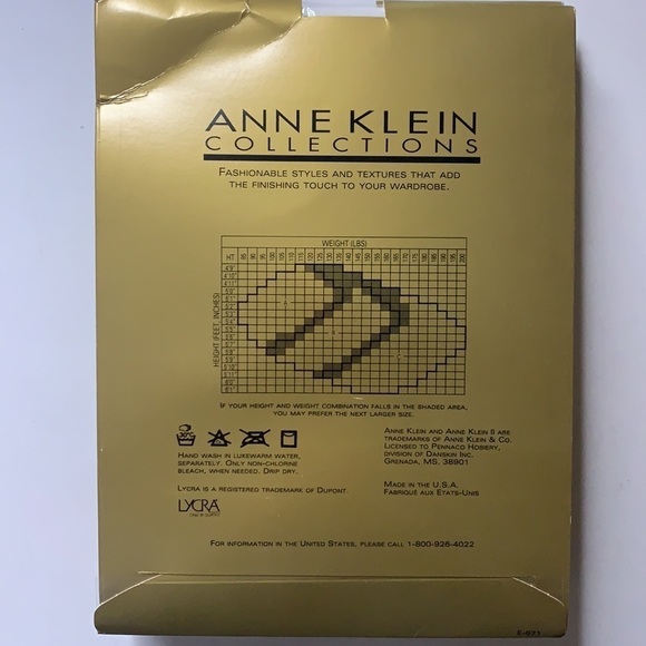 Brand New Anne Klein signature opaque silky Pearl control top pantyhose women’s - Picture 3 of 4